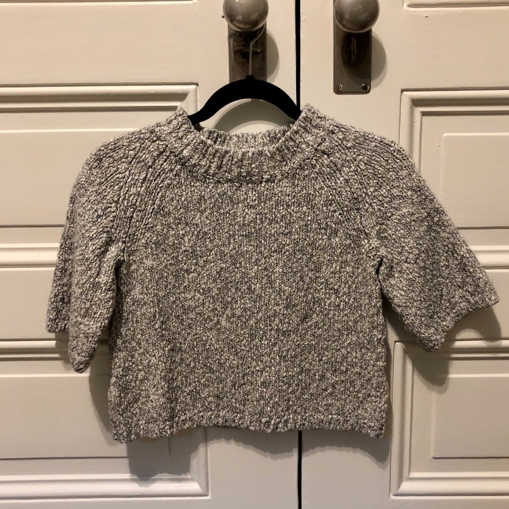 J. Crew Chunky Cropped Sweater
